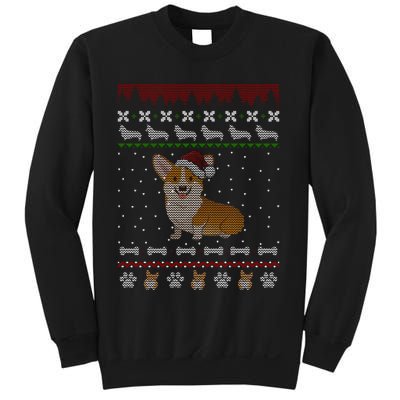 Cute Corgi Ugly Christmas Sweater Design Sweatshirt