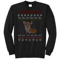 Cute Corgi Ugly Christmas Sweater Design Sweatshirt