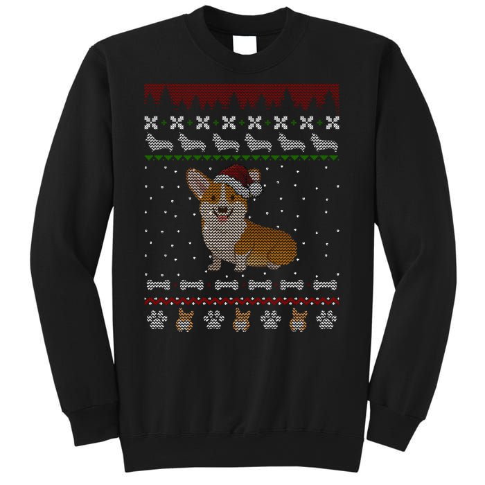 Cute Corgi Ugly Christmas Sweater Design Sweatshirt