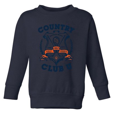 Country Club U Champaign Urbana Golf 1867 Tennis Toddler Sweatshirt