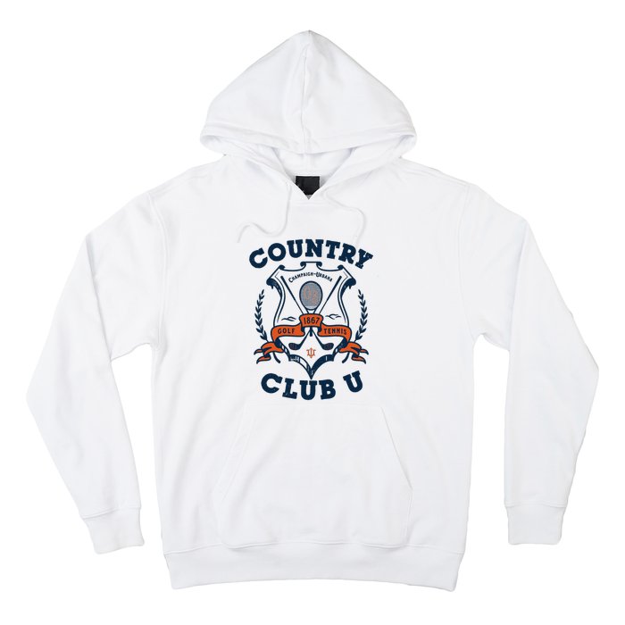 Country Club U Champaign Urbana Golf 1867 Tennis Hoodie