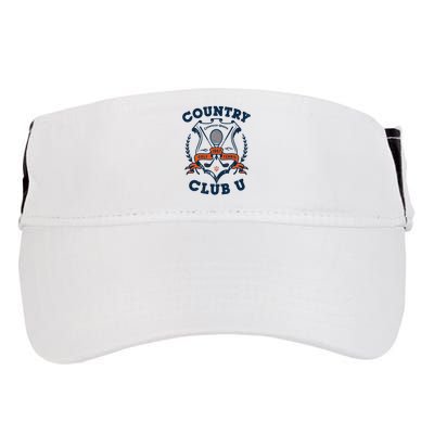 Country Club U Champaign Urbana Golf 1867 Tennis Adult Drive Performance Visor