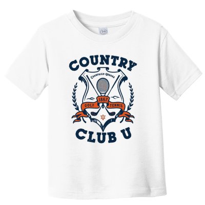 Country Club U Champaign Urbana Golf 1867 Tennis Toddler T-Shirt