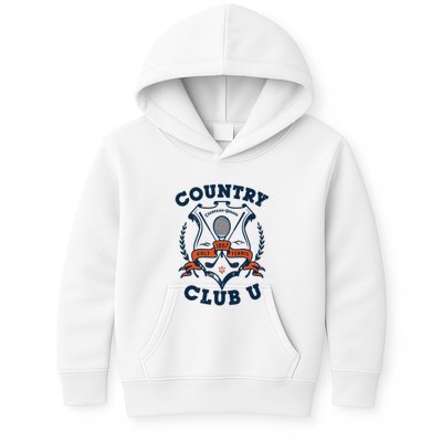 Country Club U Champaign Urbana Golf 1867 Tennis Kids Hoodie