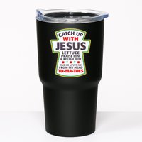 Christian Catch Up With Jesus Ketchup Funny Tomato Tumbler