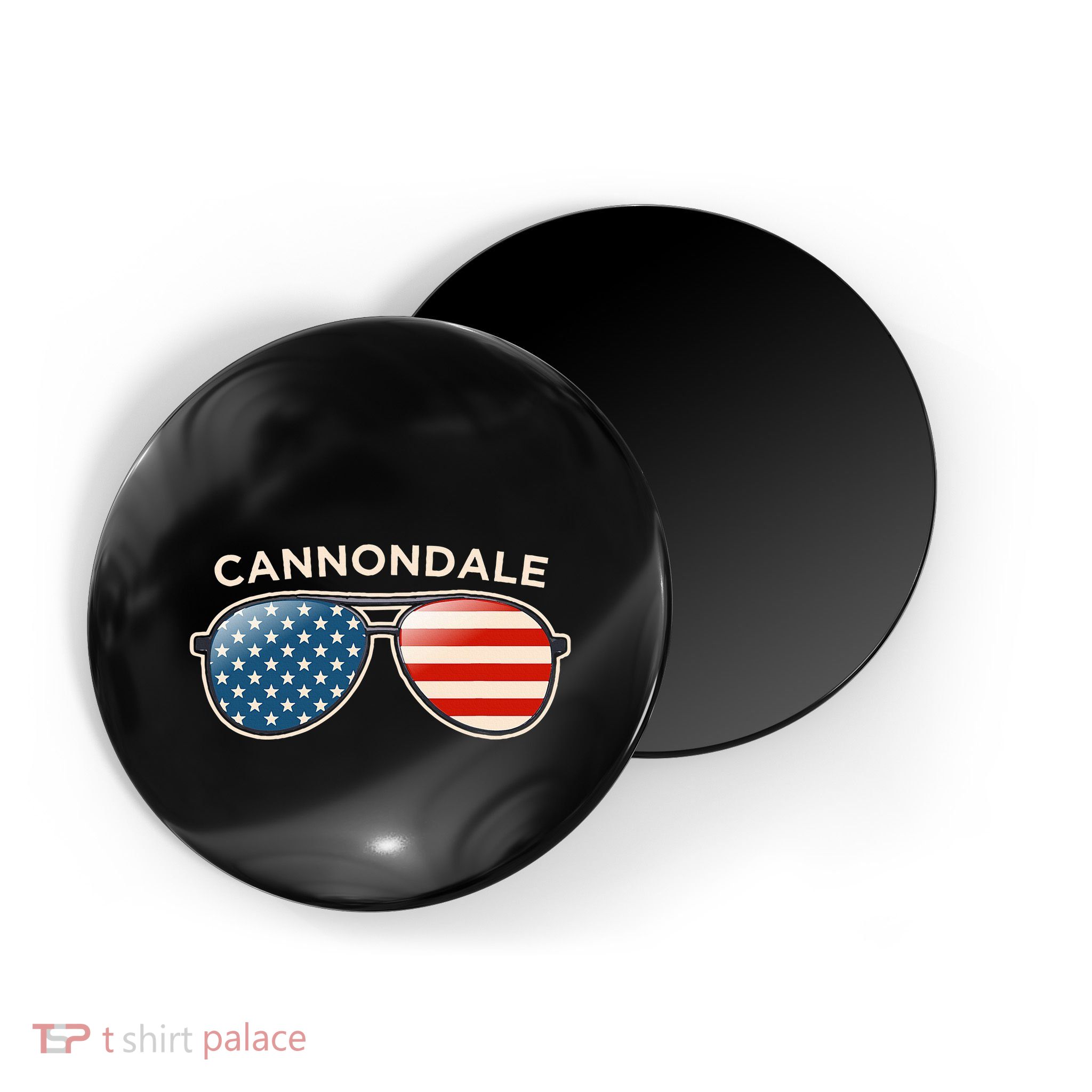 Cannondale Ct Vintage Us Flag Sunglasses Magnet