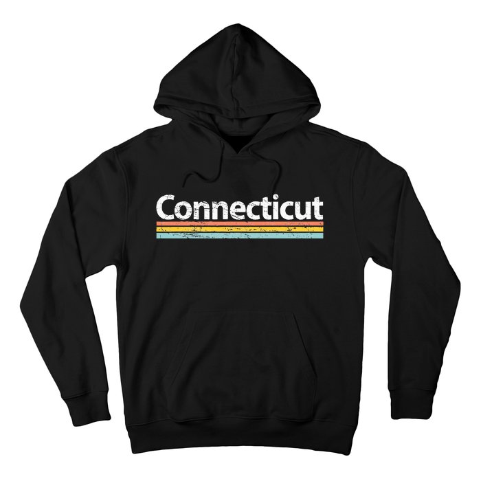 Connecticut Ct Vintage Worn Design Hoodie