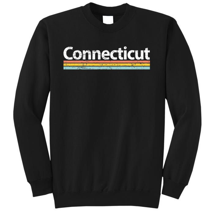 Connecticut Ct Vintage Worn Design Sweatshirt