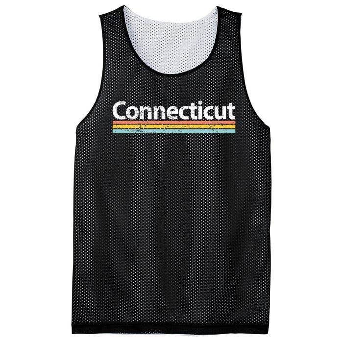 Connecticut Ct Vintage Worn Design Mesh Reversible Basketball Jersey Tank