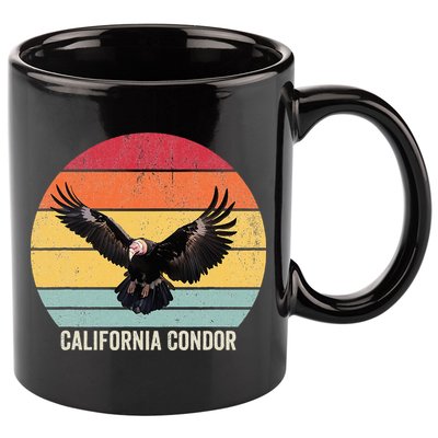 California Condor Vintage California Condor 11oz C Handle Ceramic Mug