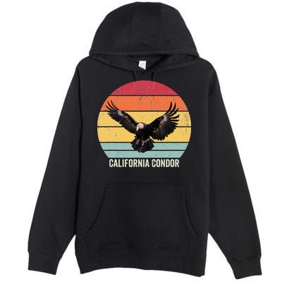 California Condor Vintage California Condor Premium Pullover Hoodie