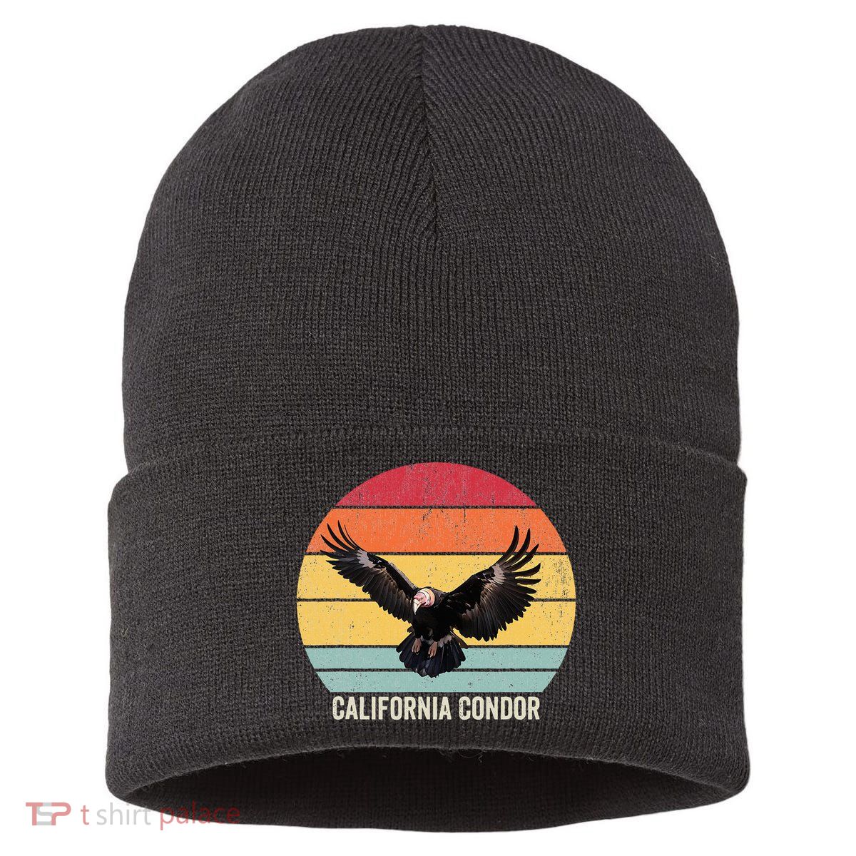California Condor Vintage California Condor Sustainable Knit Beanie