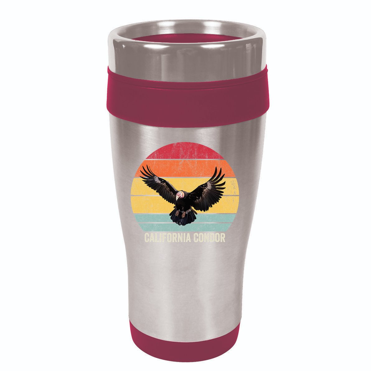 California Condor Vintage California Condor 16oz Travel Tumbler