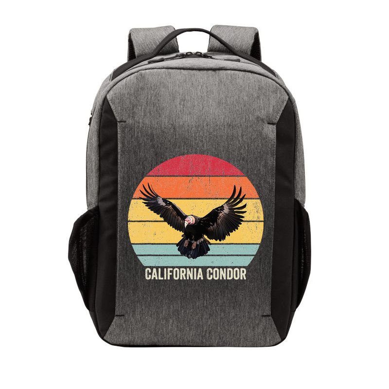 California Condor Vintage California Condor Vector Backpack