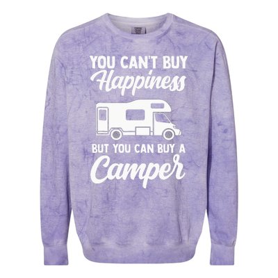 Camping caravan van vintage in caravan caravan Colorblast Crewneck Sweatshirt