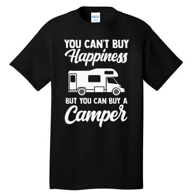 Camping caravan van vintage in caravan caravan Tall T-Shirt