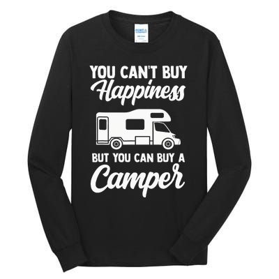 Camping caravan van vintage in caravan caravan Tall Long Sleeve T-Shirt