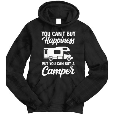 Camping caravan van vintage in caravan caravan Tie Dye Hoodie