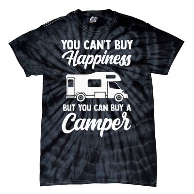 Camping caravan van vintage in caravan caravan Tie-Dye T-Shirt