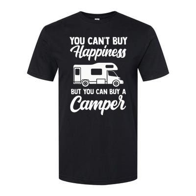 Camping caravan van vintage in caravan caravan Softstyle CVC T-Shirt