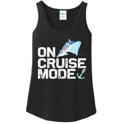 Cool Cruising Vacay Mode Cruise Vacation Trip Ladies Essential Tank