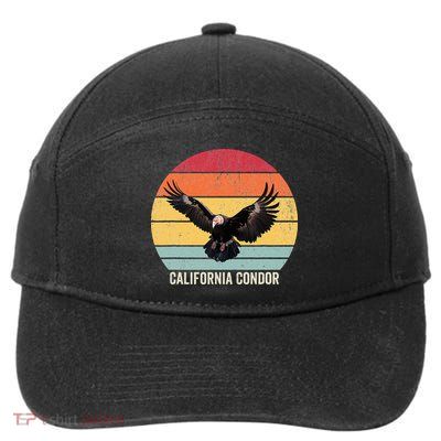 California Condor Vintage California Condor 7-Panel Snapback Hat
