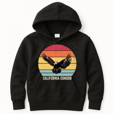 California Condor Vintage California Condor Kids Hoodie