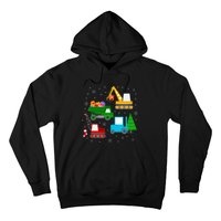 Christmas Construction Vehicles Xmas Hoodie