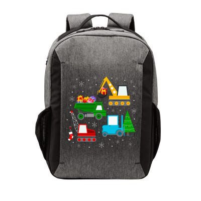 Christmas Construction Vehicles Xmas Vector Backpack