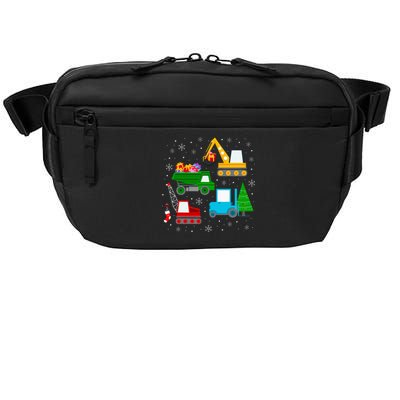 Christmas Construction Vehicles Xmas Crossbody Pack