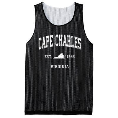 Cape Charles Virginia Va Vintage Athletic Sports Mesh Reversible Basketball Jersey Tank