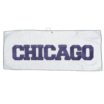 Chicago City Varsity Large Microfiber Waffle Golf Towel