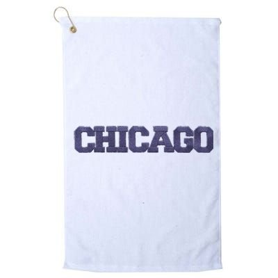 Chicago City Varsity Platinum Collection Golf Towel