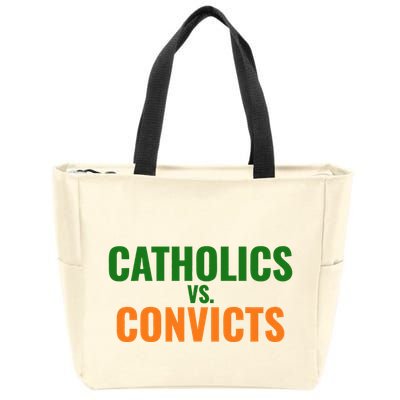 Classic Catholics Vs Convicts 1988 Zip Tote Bag