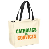 Classic Catholics Vs Convicts 1988 Zip Tote Bag