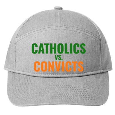 Classic Catholics Vs Convicts 1988 7-Panel Snapback Hat