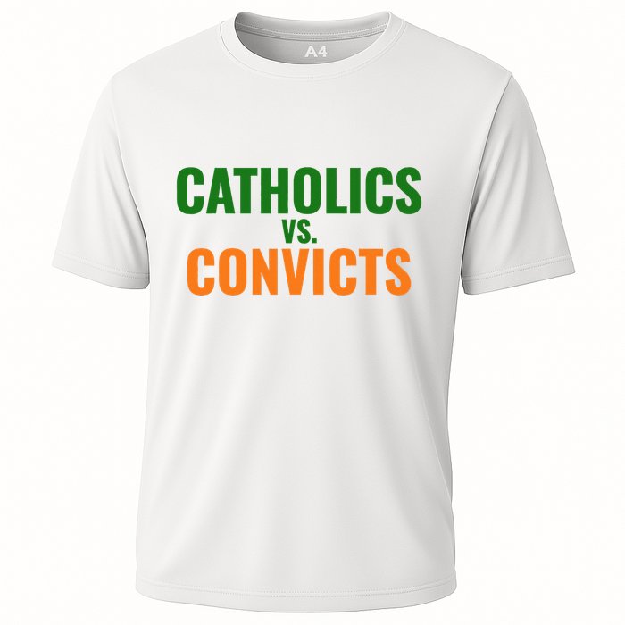 Classic Catholics Vs Convicts 1988 Cooling Performance Crew T-Shirt