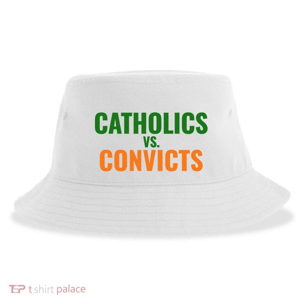Classic Catholics Vs Convicts 1988 Sustainable Bucket Hat