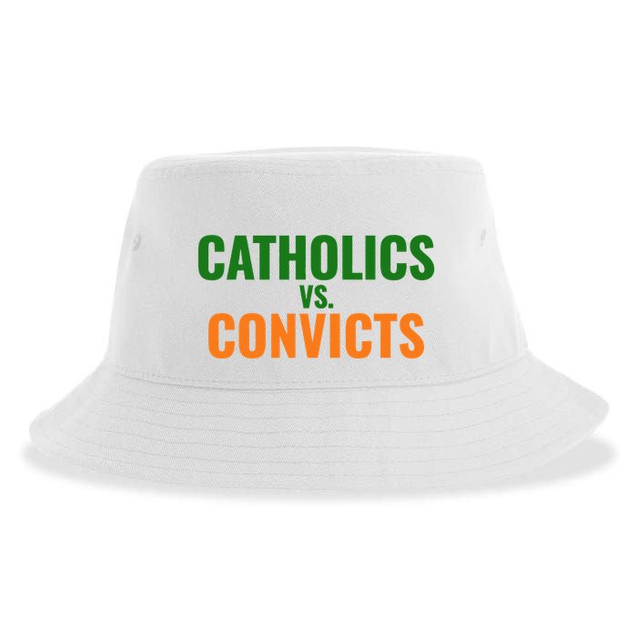 Classic Catholics Vs Convicts 1988 Sustainable Bucket Hat