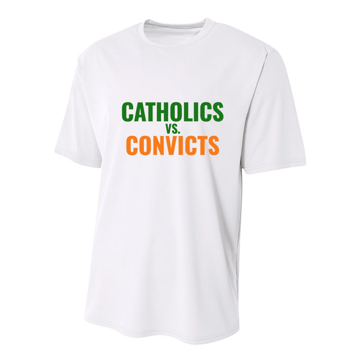 Classic Catholics Vs Convicts 1988 Youth Performance Sprint T-Shirt