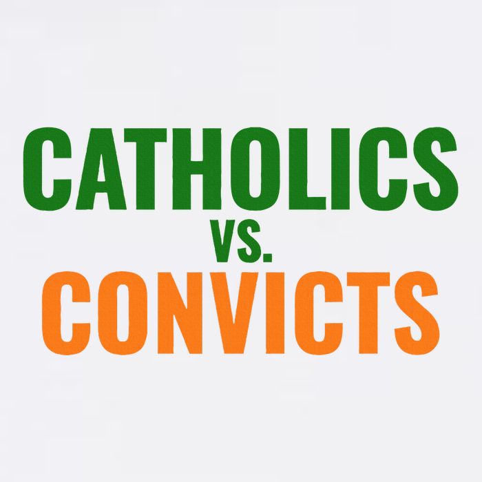 Classic Catholics Vs Convicts 1988 Golf Towel