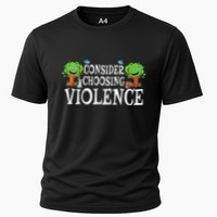 Consider Choosing Violence Funny Premium Performance Shirt