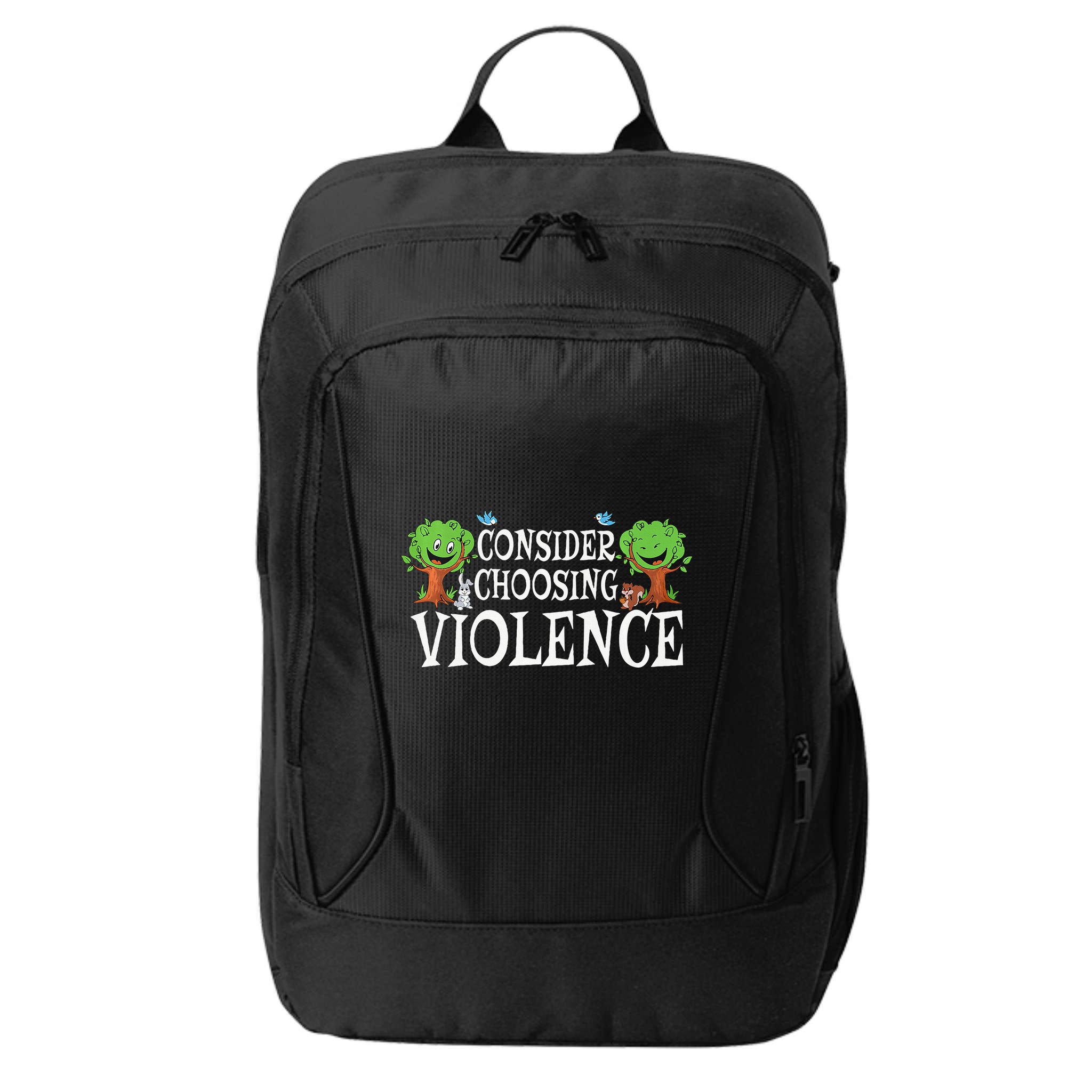 Consider Choosing Violence Funny Premium City Backpack