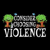 Consider Choosing Violence Funny Premium Sustainable Bucket Hat