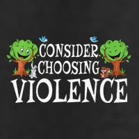 Consider Choosing Violence Funny Premium Golf Towel