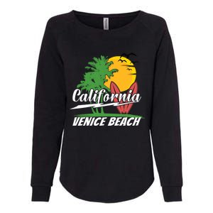 California City Venice Beach Surfing Womens California Wash Sweatshirt