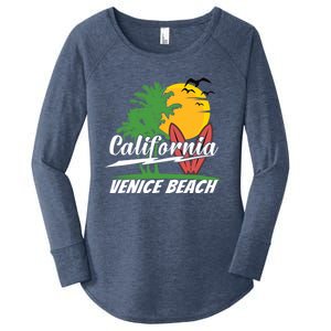 California City Venice Beach Surfing Women's Perfect Tri Tunic Long Sleeve Shirt