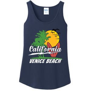 California City Venice Beach Surfing Ladies Essential Tank