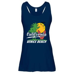 California City Venice Beach Surfing Ladies Essential Flowy Tank