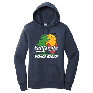 California City Venice Beach Surfing Women's Pullover Hoodie